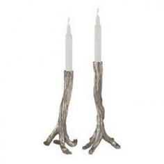 Sterling Industries, 112-1141/S2, Accents, Home Decor, Candle Holders, Silver Leaf Specifications: Height: 15" - Width: 7" - Length: 9" - Material: Resin - Product Weight: 2 Lbs - About Sterling Industries With A Team Of Recognized International Designers And Engineers Leading The Vision, Sterling Industries Is Constantly Striving To Reach The Future By Revitalizing Themes From The Past. Nostalgia, Tranquility And Inspiration Challenge The Convention While Visionary Thinking Leads To The Latest And Greatest Designs.