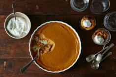 gluten free, crustless pumpkin pie
