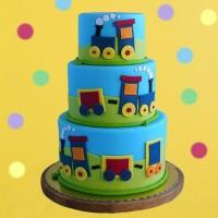 Choo Choo Train Birthday Cake