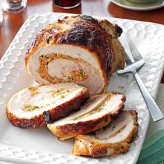 September: Stuffed Turkey with Mojo Sauce