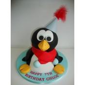 3D Penguin Cake