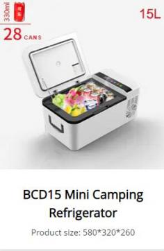 BCD15 mini camping refrigerator
Product size: 580*320*260
Packing size: 630*366*320
Net weight/Gross weight: 9.5/11.5kg
Cooling temperature: -18℃~ 10℃
Voltage power: dc12v-24v/45w
Noise: ≤45db
The product with beautiful appearance and exquisite interior sells well in many countries and regions such as the United States, Europe, Australia, South Korea, Japan, and the Middle East. It is widely used in different vehicles such as cars, SUVs, MVPs, RVs, trucks, and yachts. It is also applied in many aspects, including outdoors, off-road, business, fishing, self-driving tours, cold chain transportation, and drug transportation. Welcome to the  car fridge refrigerator page：https://www.carfridgefactory.com/product/