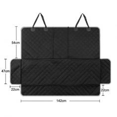 https://www.zjbaijiade.com/product/car-pet-mat/car-pet-mat-that-fits-in-the-back-seat-armrest.html
No zipper, the fabric is waterproof, the bottom is non-slip material .